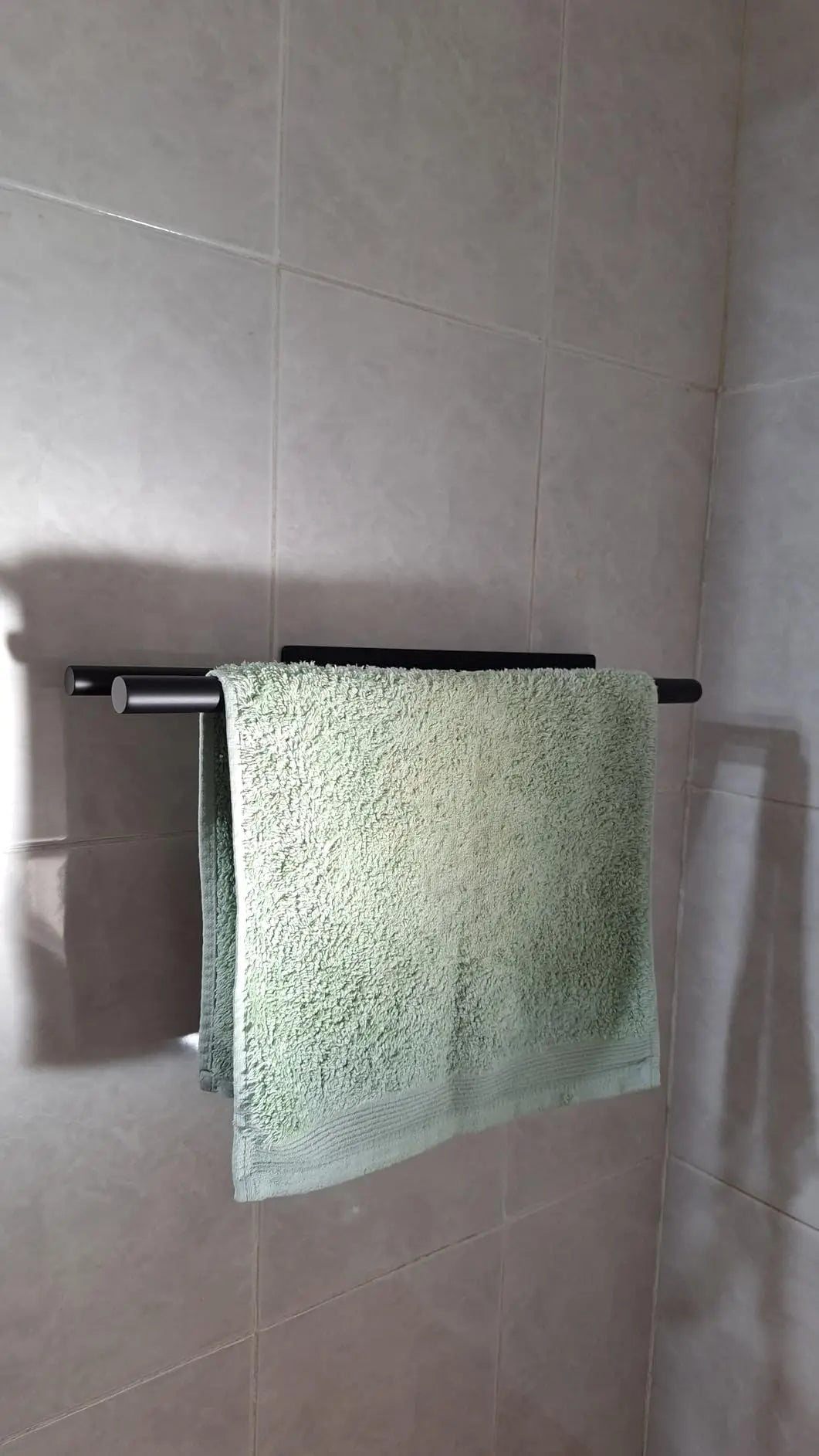 Bathroom Towel Racks No Drill Double Adhesive Towel Bar Stainless Steel 39CM